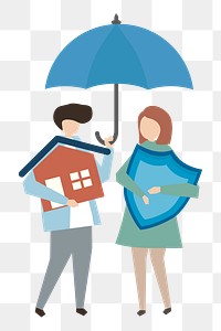 House insurance png illustration, transparent background