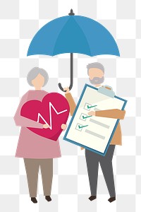 Life insurance png illustration, transparent background