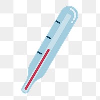 Thermometer icon png,  transparent background 