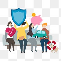 Car insurance png illustration, transparent background