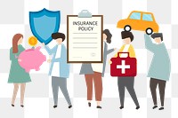 Car insurance png illustration, transparent background