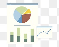 Png data analysis element, transparent background