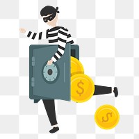 Scammer png illustration, transparent background