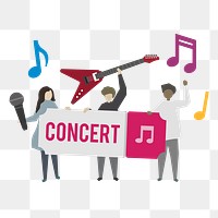 Music png illustration, transparent background