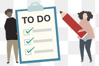 To do list png illustration, transparent background