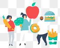 Food png illustration, transparent background