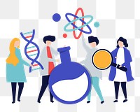 Science png illustration, transparent background