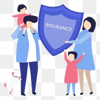 Life insurance png illustration, transparent background