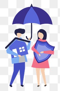 House insurance png illustration, transparent background