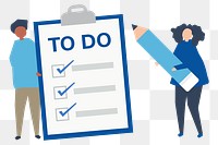 To do list png illustration, transparent background