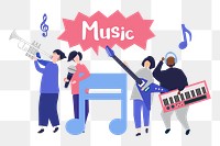 Music png illustration, transparent background