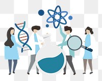 Science png illustration, transparent background