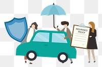 Car insurance png illustration, transparent background