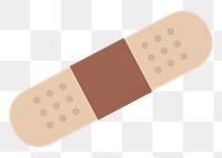 PNG Small bandage graphic illustration sticker, transparent background