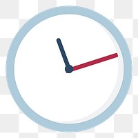  Png wall clock icon, transparent background
