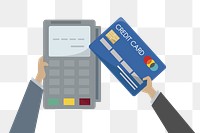 Credit card  png, transparent background