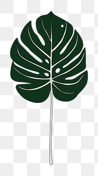 Png Split Leaf Philodendron  sticker, transparent background