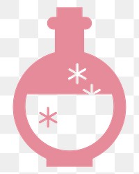 PNG Love potion Valentines day icon illustration sticker, transparent background