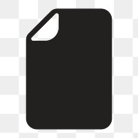 Document icon png,  transparent background 