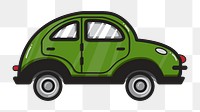 Png green vehicle car illustration, transparent background