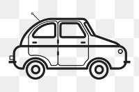 Png simple vehicle car illustration, transparent background