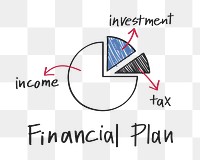 Finance png, transparent background