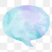 Speech bubble png element, transparent background