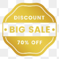 Sale  png badge, transparent background