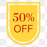 Sale  png badge, transparent background