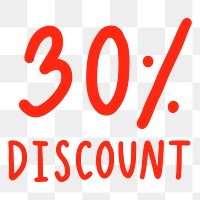 Sale typography  png, transparent background