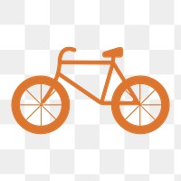 Bicycle png, transparent background