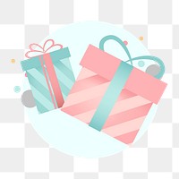 Png colorful gift boxes illustration, transparent background