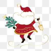 Png Santa Claus Christmas element, transparent background