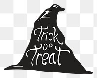 Halloween badge png sticker, transparent background