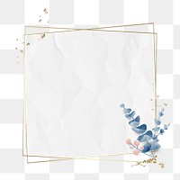 Leaf notepaper png, transparent background