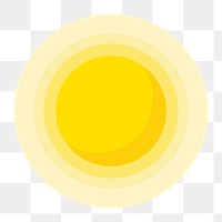 Yellow circle icon png shape,  transparent background 