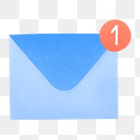 New mail icon png,  transparent background 