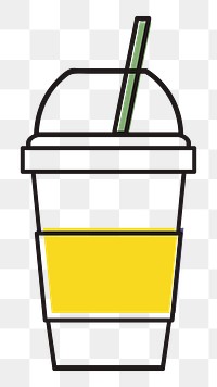 Cold cup png illustration, transparent background