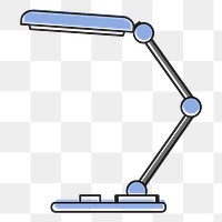 Desk lamp png illustration, transparent background