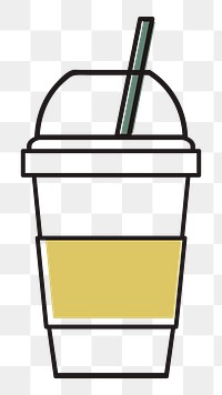 Cold cup png illustration, transparent background