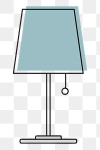 Desk lamp png illustration, transparent background