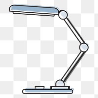 Desk lamp png illustration, transparent background