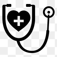 Heart checkup  png, transparent background