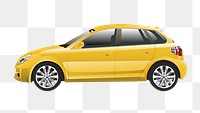 3D car png vehicle, transparent background