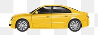 3D car png vehicle, transparent background