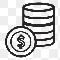 Money    png icon, transparent background