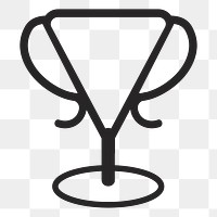 Trophy    png icon, transparent background