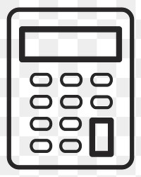 Calculator    png icon, transparent background