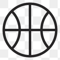 Basketball   png icon, transparent background