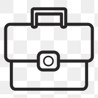 Briefcase   png icon, transparent background